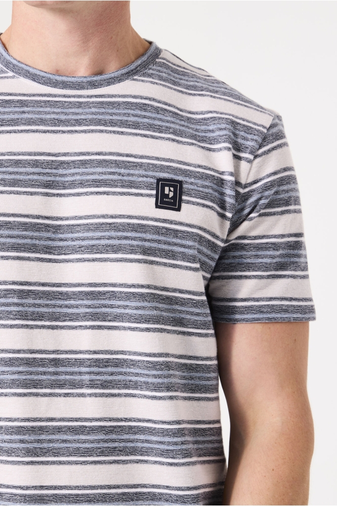 T SHIRT MET PRINT C51205 2540 Ash Grey